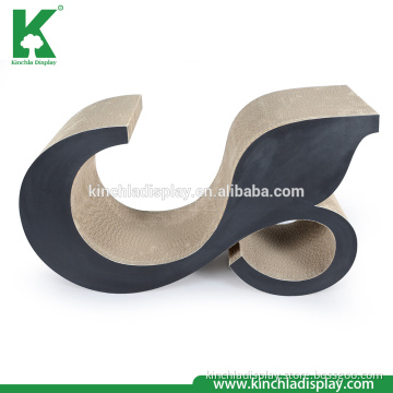 Cardboard Pet Sex Toys For Cat Shape Cat Scratcher Lounge
